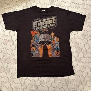 Star Wars Black Vintage Graphic T-Shirt size Medium